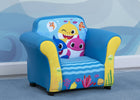Baby Shark (1127) 1-Baby Shark Upholstered Chair with Sculpted Plastic Frame