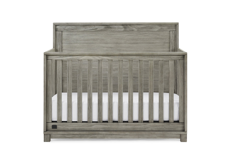 Rustic White (119) 2-Willow 6-in-1 Convertible Crib