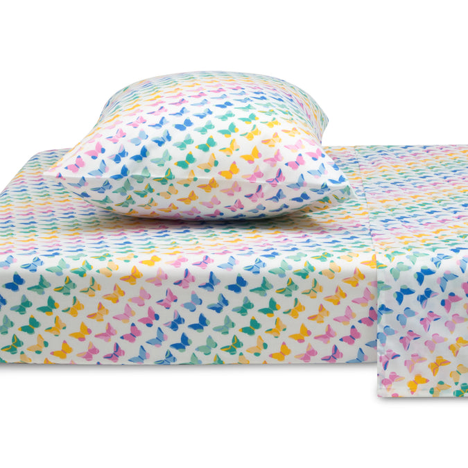DCB: Butterflies (3003) 6-Butterflies 3-Piece Twin Sheet Set