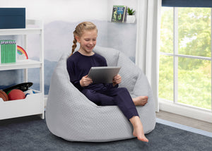 iComfort Fluffy Chair with Memory Foam Seat for Kids - Delta Children