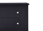 Midnight Grey (1360) 6-Campbell 3 Drawer Dresser