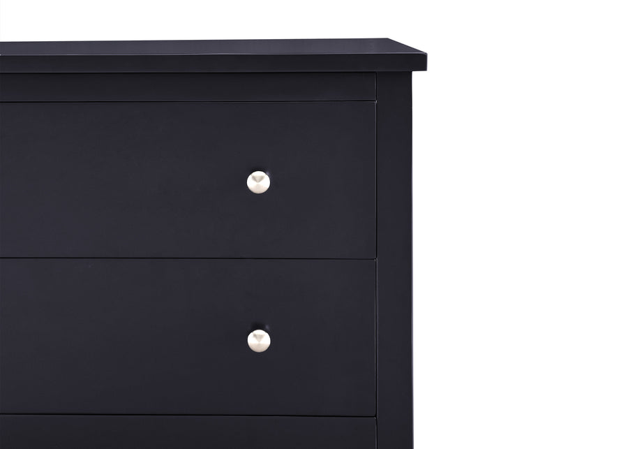 Midnight Grey (1360) 6-Campbell 3 Drawer Dresser