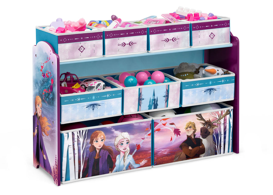 Frozen 2 (1097) 4-Frozen Deluxe 9 Bin Design and Store Toy Organizer