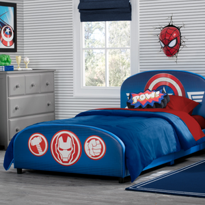 Avengers Upholstered Twin Bed 18