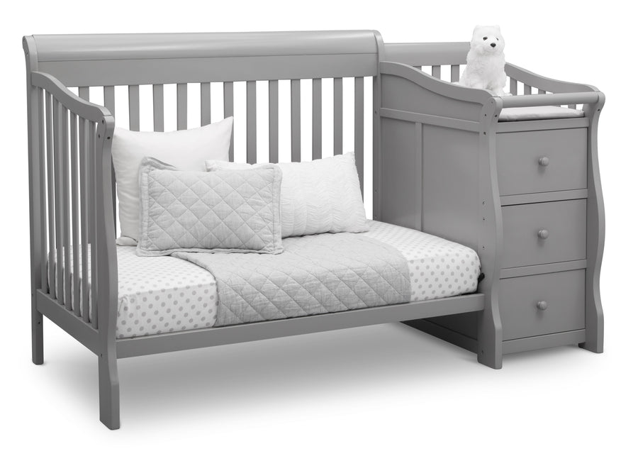 Grey (026) 5-Princeton Junction Convertible Crib and Changer