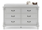 DCB: Moonstruck Grey (1351) 2-Juliette 6 Drawer Dresser with Changing Top
