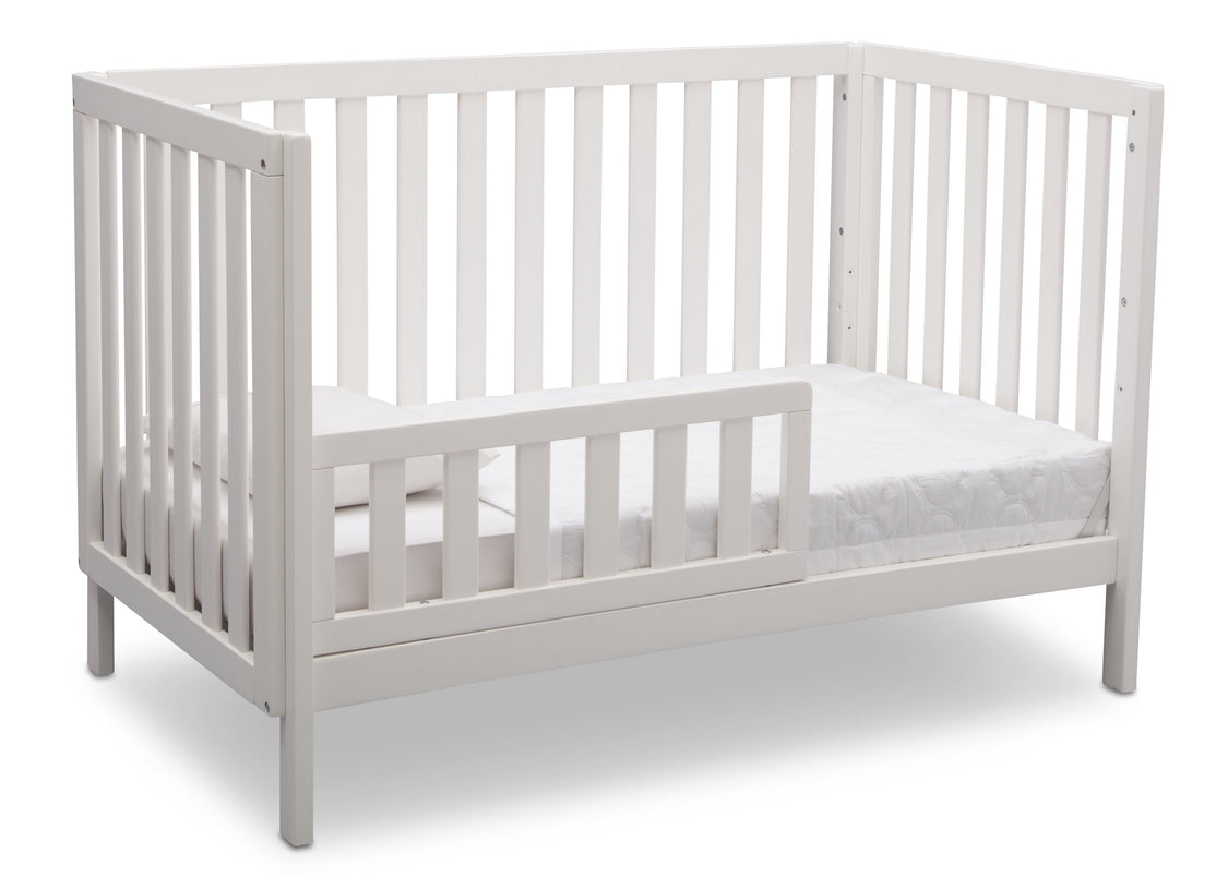Milo 3-in-1 Convertible Crib Bianca White (130)
