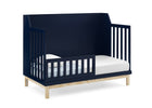 Navy with Natural (1481) 5-babyGap Oxford 6-in-1 Convertible Crib