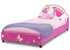 DCB: Unicorn (5063) 4-Unicorn Upholstered Twin Bed