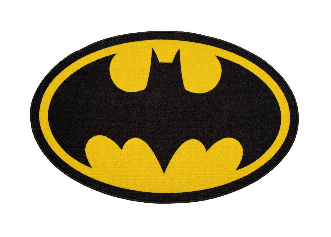  Delta Children Batman (1200) Soft Area Rug with Non-Slip Backing (TR80048BT), Silo, a2a