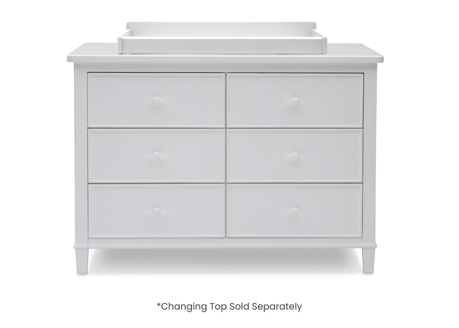 White (100) 6-Haven 6 Drawer Dresser