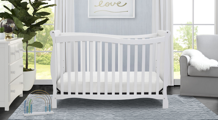 White (100) 13-Brookside 4-in-1 Convertible Crib