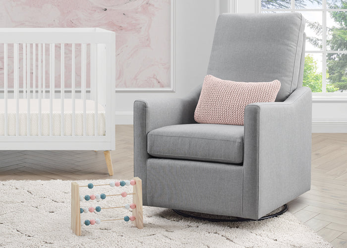 Adley Nursery Glider Swivel Rocker ChairFrench Grey (1304)