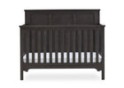 Textured Stone Grey (1460) 10-Sweet Beginnings Sage Flat Top 6-in-1 Convertible Crib