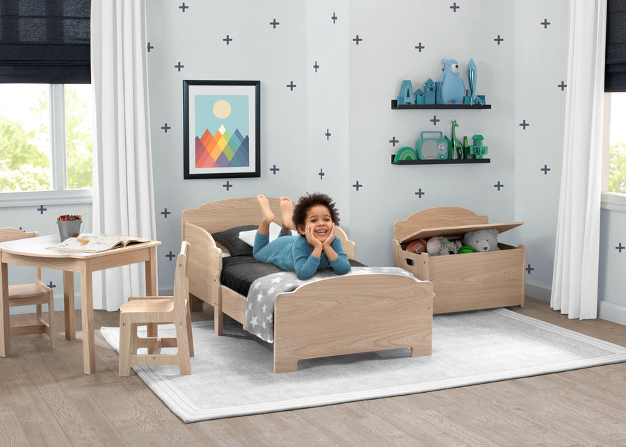 Natural (260) 10-Newport Wood Toddler Bed