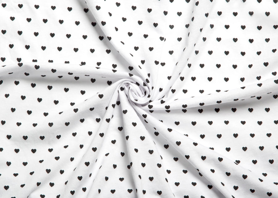 Hearts (3014) 3-Hearts Fitted Crib Sheets - 2 Pack