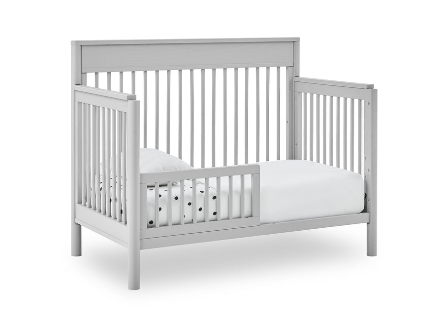 Grey (026) 11-Remy 6-in-1 Convertible Crib