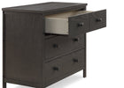Textured Stone Grey (1460) 7-Sweet Beginnings 3 Drawer Dresser