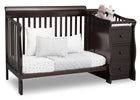 Dark Chocolate (207) 11-Princeton Junction Convertible Crib and Changer