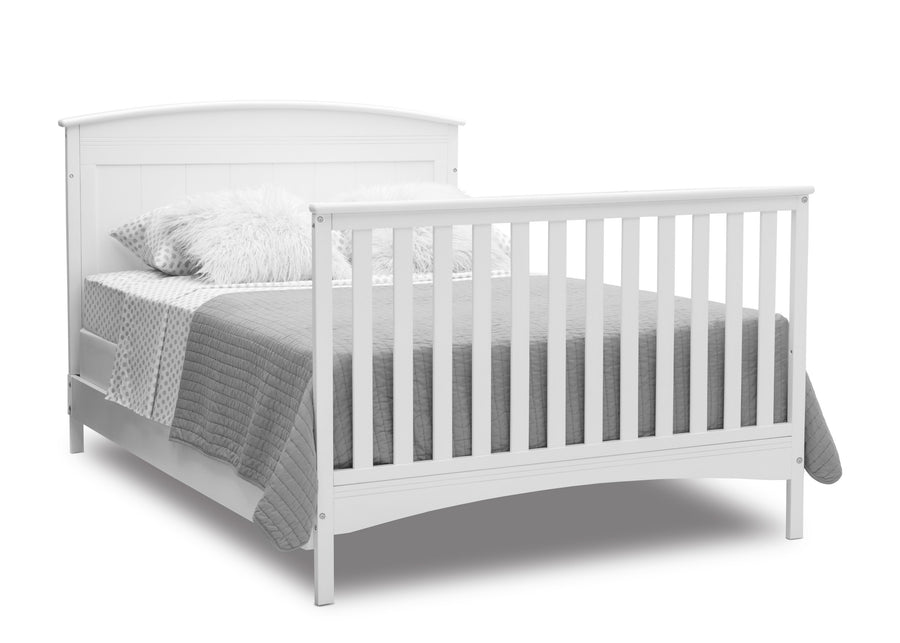 Bianca White (130) 7-Archer 4-in-1 Convertible Crib