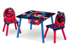 Spider-Man (1163) 4-Spider-Man Table and Chair Set With Storage
