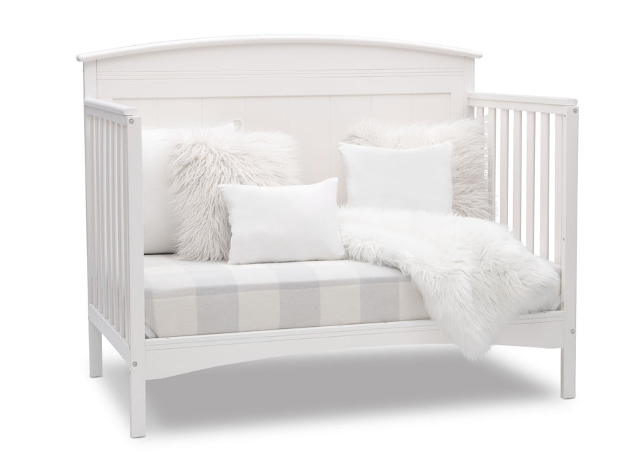Bianca White (130) 22-Archer Deluxe 6-in-1 Convertible Crib