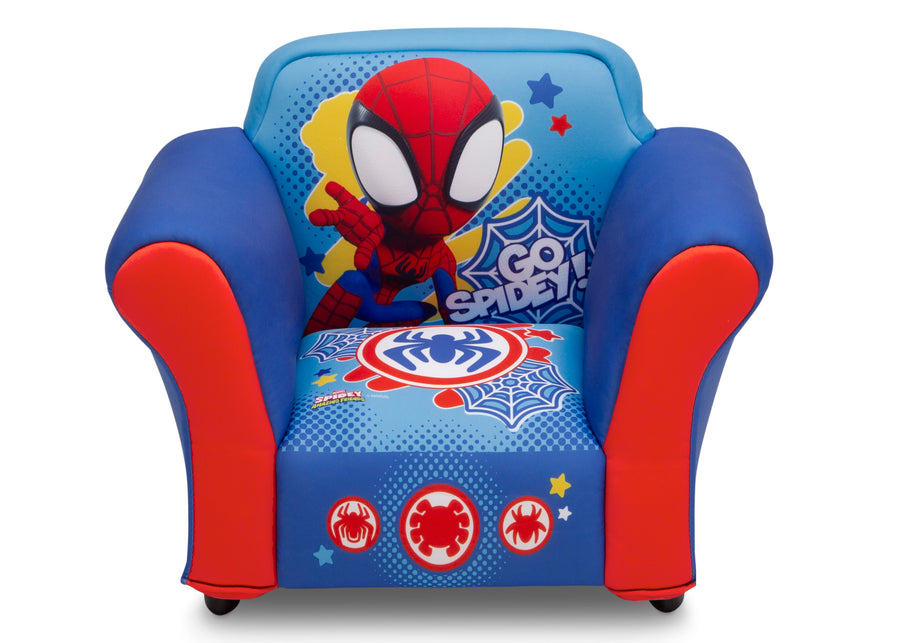 Spider-Man (1163) 2-Spidey and His Amazing Friends Upholstered Chair with Sculpted Plastic Frame