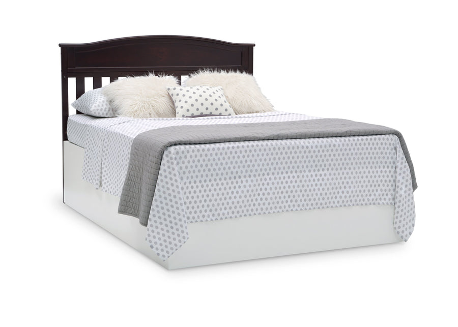 Dark Chocolate (207) 6-Emery Deluxe 6-in-1 Convertible Crib