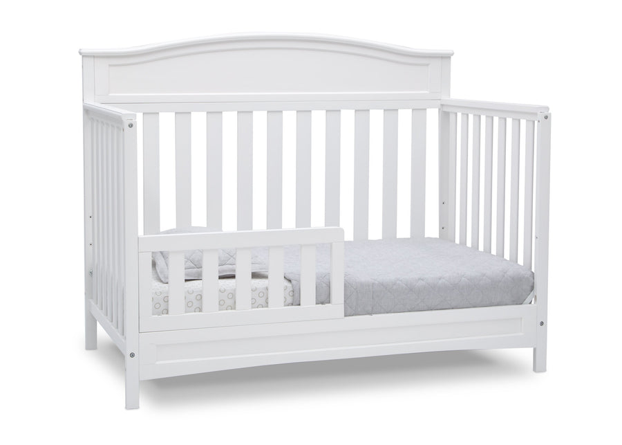 Bianca White (130) 11-Emery Deluxe 6-in-1 Convertible Crib