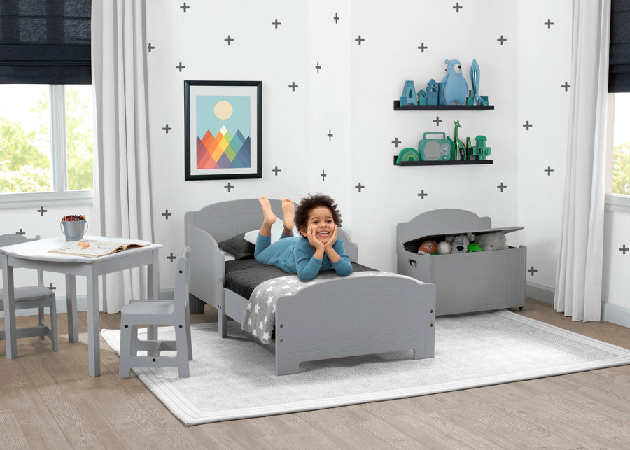 Charcoal (039) 6-Newport Wood Toddler Bed