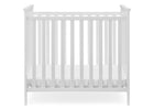 Textured White (1349) 2-Middleton Mini Crib with 2.75-Inch Mattress