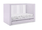Lilac (539) 3-Cassie 4-in-1 Convertible Crib with Underdrawer