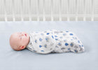 Boy (5003) 3-Little Lambs Adjustable Swaddle Wrap - Size Extra Small, Fits Babies 0-3 Months/4-7 lbs., 4-Pack