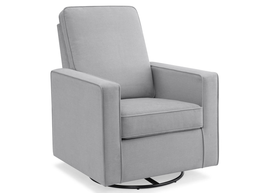 Light Grey (1458) 16-Skye Nursery Glider Swivel Chair with LiveSmart Fabric