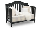 Textured Midnight Grey (1347) 7-Farmhouse 6-in-1 Convertible Baby Crib