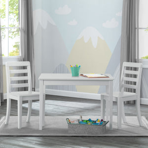 Bianca White (130) 23-Gateway Table & 2 Chair Set