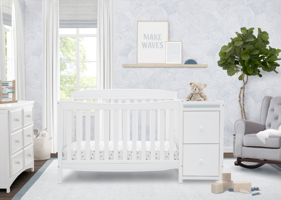Mason Convertible 6-in-1 Crib and Changer Bianca White (130)  11-Mason Convertible 6-in-1 Crib and Changer