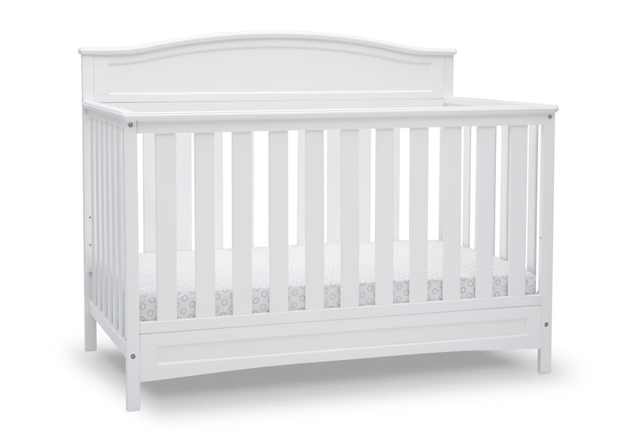 Bianca White (130) 10-Emery Deluxe 6-in-1 Convertible Crib