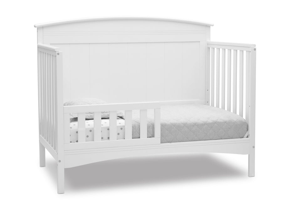 Bianca White (130) 3-Archer 4-in-1 Convertible Crib