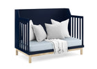 Navy with Natural (1481) 7-babyGap Oxford 6-in-1 Convertible Crib