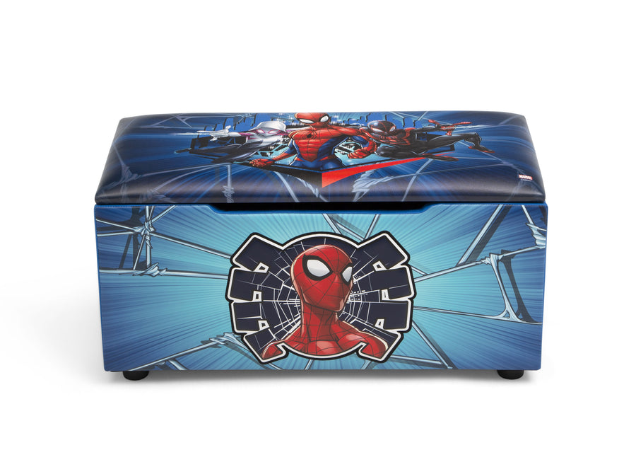 Spider-Man (1163) 4-Spider-Man Upholstered Storage Bench for Kids