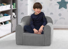 Grey Suede (5000) 1-Embroidered Foam Chair