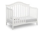 Textured White (1349) 15-Farmhouse 6-in-1 Convertible Baby Crib
