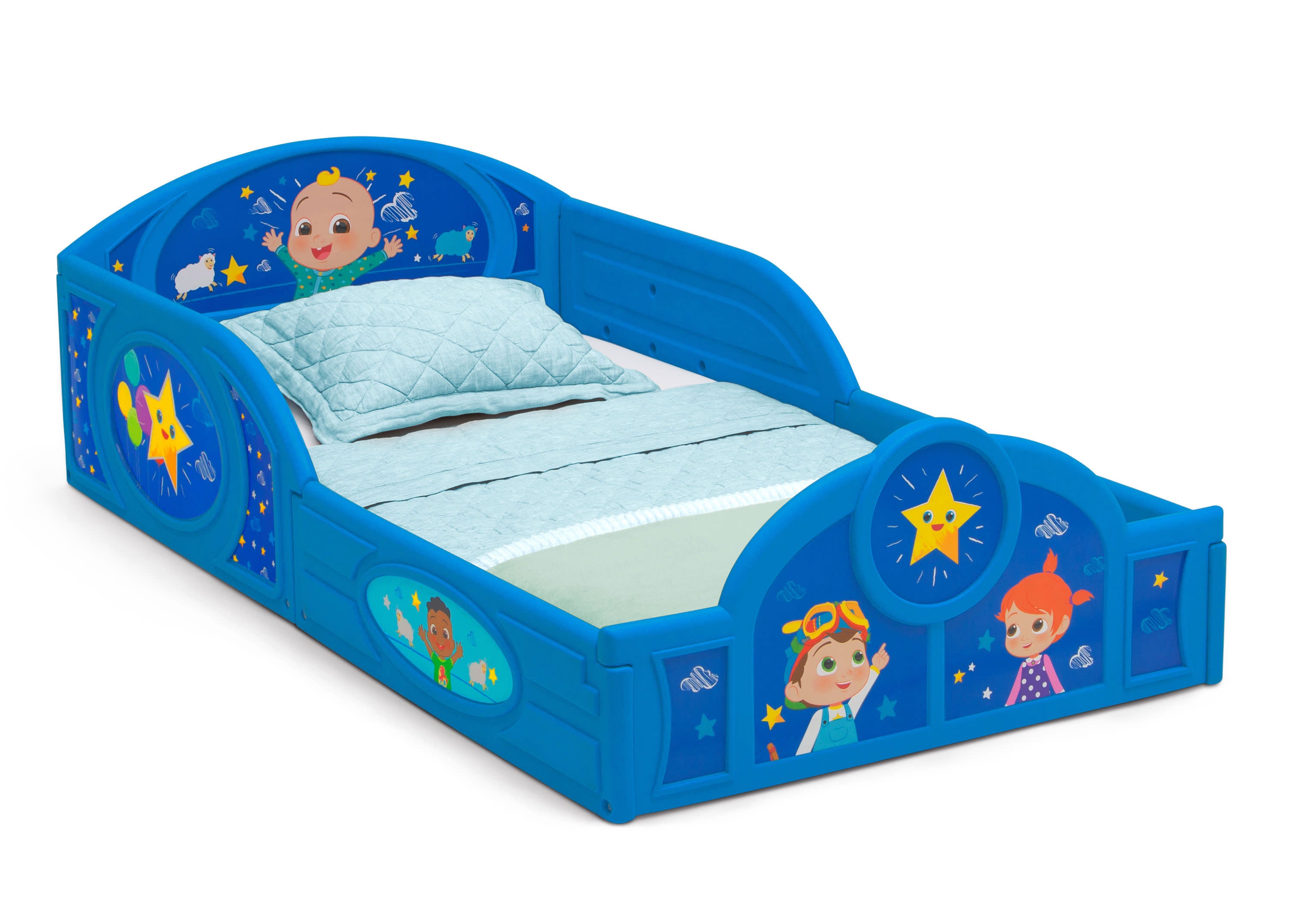 Sleep and Play Toddler Bed with BuiltIn Delta Children