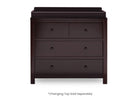 Dark Chocolate (207) 2-3 Drawer Dresser
