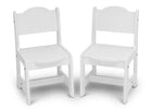 Textured White (1349) 12-Newport Table and 2 Chair Set