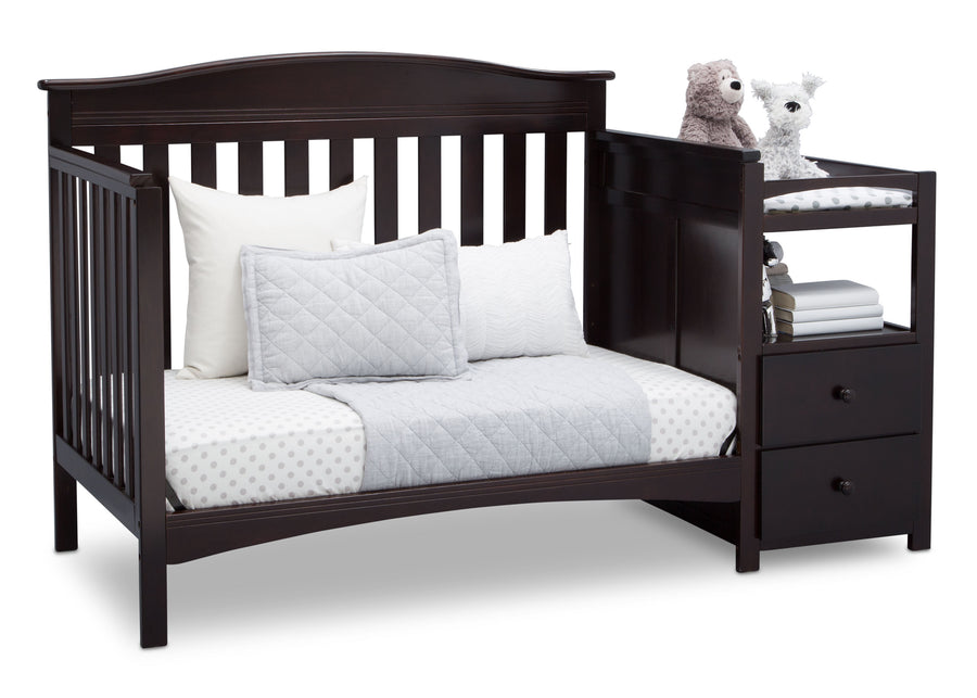 Dark Chocolate (207) 4-Birkley Convertible Crib and Changer