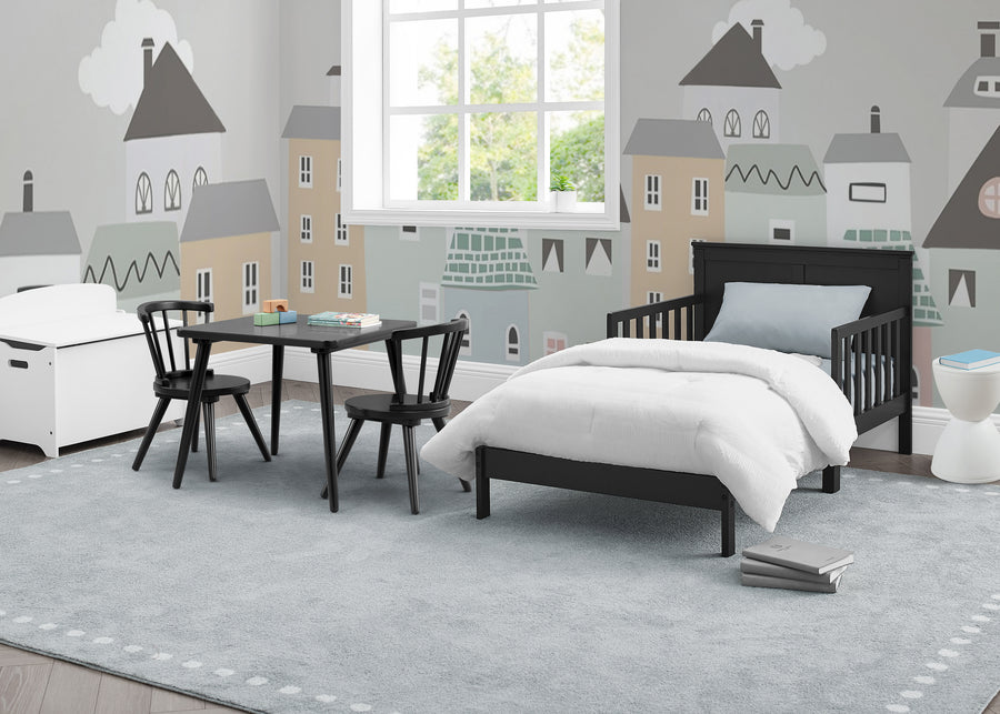 Midnight Grey (1360) 9-Collins Wood Toddler Bed