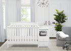 Bianca White (130) 7-Birkley Convertible Crib and Changer