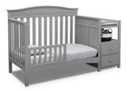 Grey (026) 15-Birkley Convertible Crib and Changer